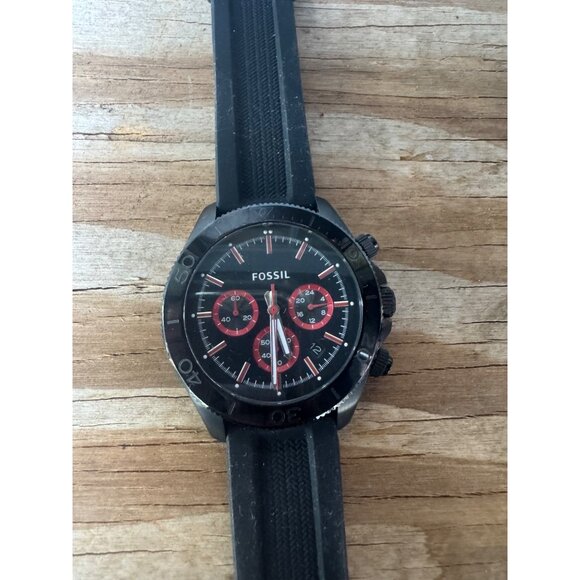 Fossil Mens Retro Traveler CH 2874 Chronograph Black Dial Men's Watch - Picture 1 of 6